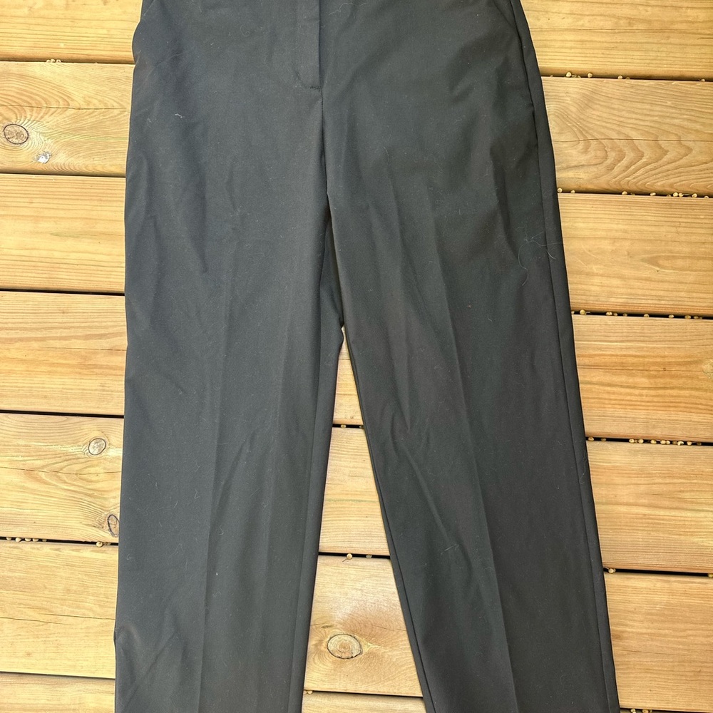 OAK + FORT ladies Straight leg suiting Trousers in black size 10